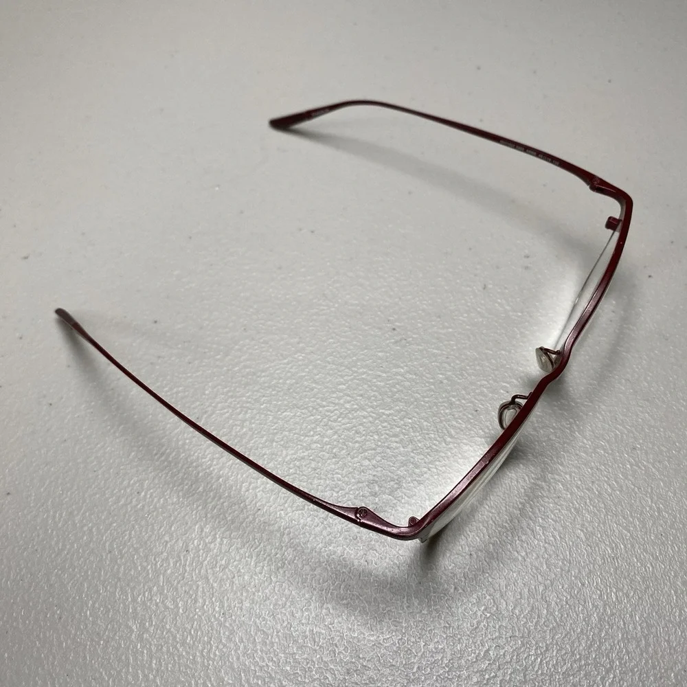 Oliver Peoples OV1153T 5202 ABBE Burgundy Titanium Butterfly Full Rim 48-19-135
